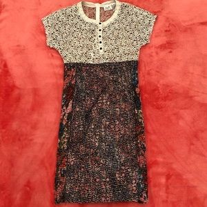 Multi-color Floral Dress